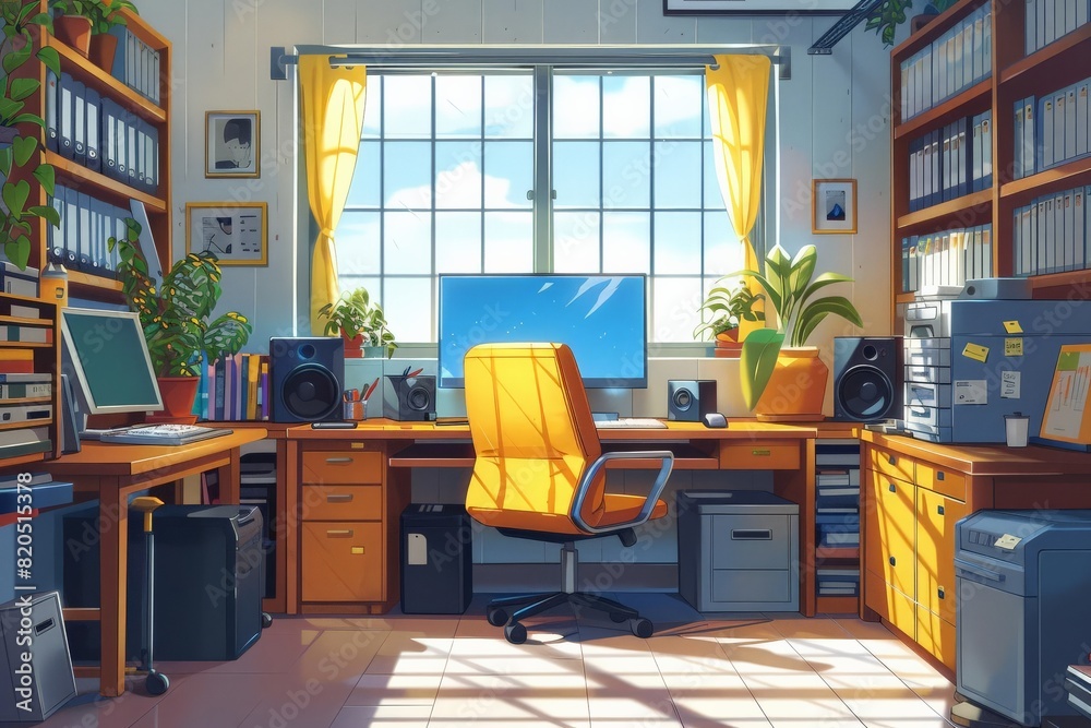 Office Comfort Improvements flat style Office Comfort Improvements flat style