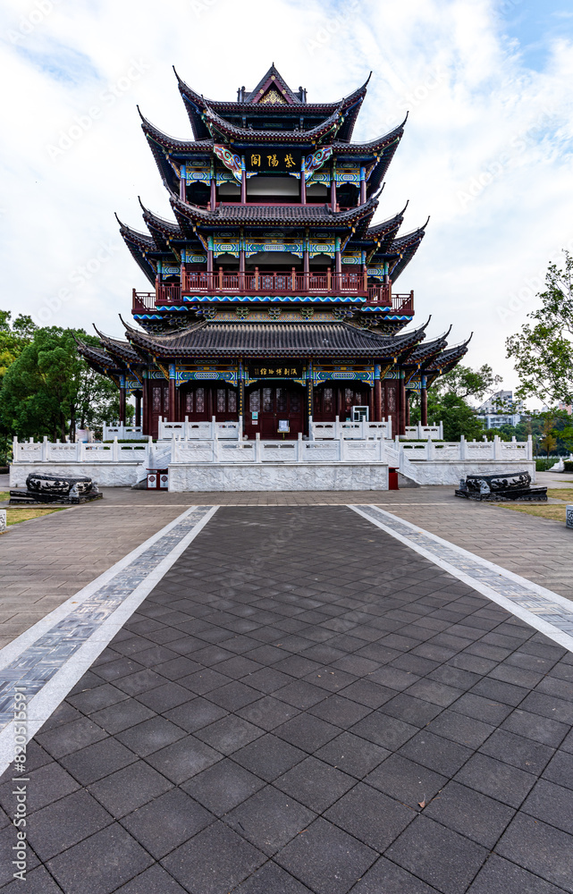 Landscape of Ziyang Lake Urban Park in Wuhan, Hubei, China Landscape of Ziyang Lake Urban Park in Wuhan, Hubei, China