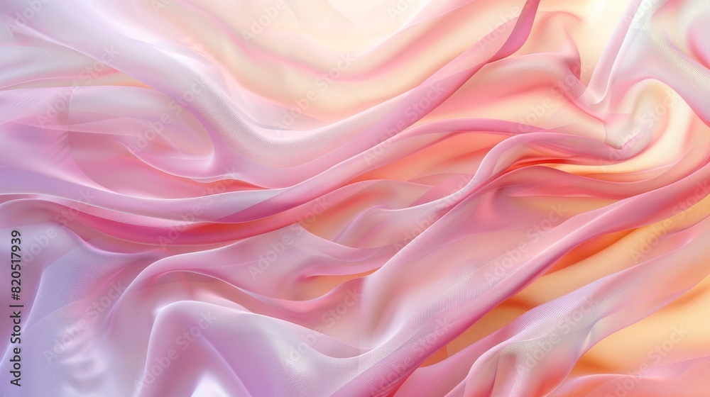 Fototapeta premium A sleek abstract art design background featuring a silky wave.