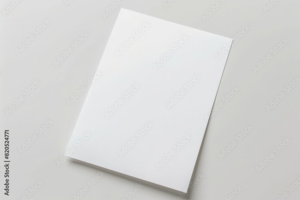 Paper Mockup on Isolated Background created with Generative AI Paper Mockup on Isolated Background created with Generative AI