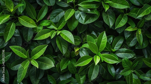 Close up Green leaves background Leaf texture greenery background in garden with copy space using as background natural green plants landscape ecology fresh wallpaper concept : Generative AI © The Little Hut