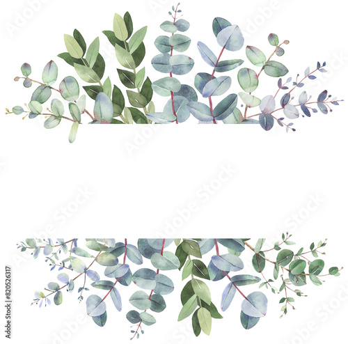 Eucalyptus floral frame