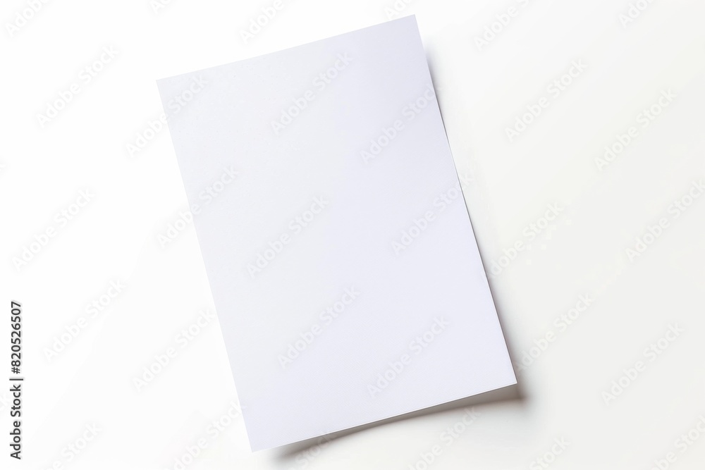 Paper Mockup on Isolated Background created with Generative AI Paper Mockup on Isolated Background created with Generative AI