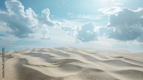 sea sand sky and summer day : Generative AI