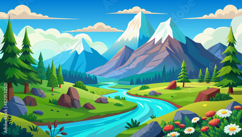 create-a-vector-art-of-a-beautiful-mountain-lands 