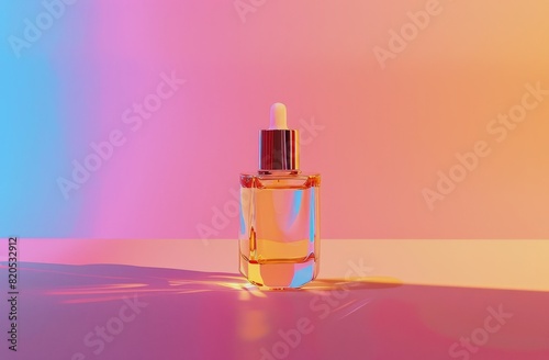 Glass Bottle With Liquid Inside