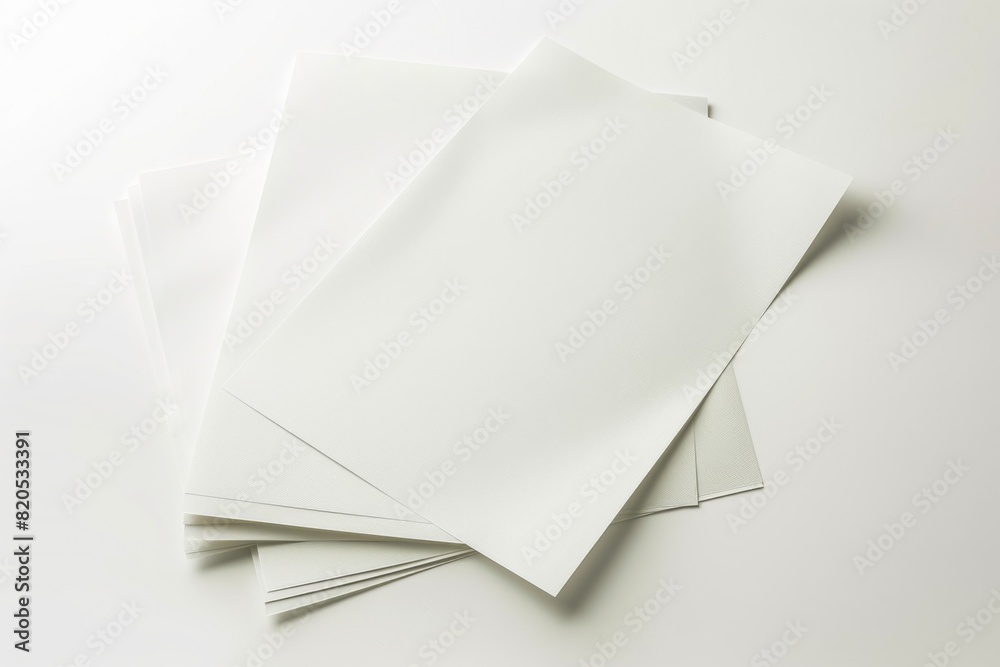 Paper Mockup on Isolated Background created with Generative AI Paper Mockup on Isolated Background created with Generative AI