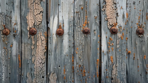 A rustic fence made of old wooden logs on the plot border. Generative AI