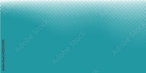Green - turquoise background divided diagonally. Vector illustration of Background in two colors with halftone.eps10