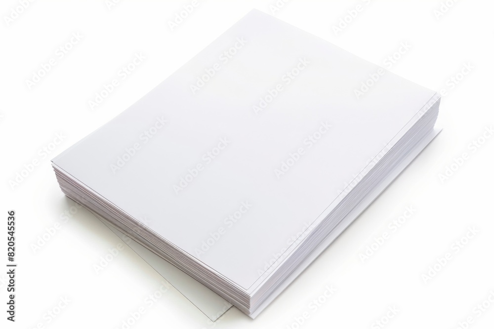 Paper Mockup on Isolated Background created with Generative AI Paper Mockup on Isolated Background created with Generative AI