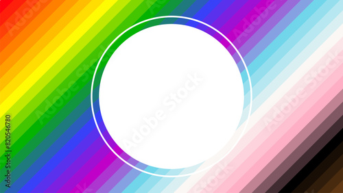 LGBTQ+ Pride Flag Frame