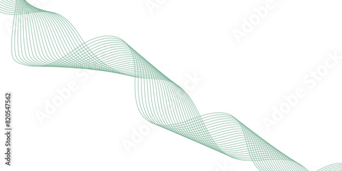 Curve wave seamless pattern. Line art striped graphic template design. Vector business Illustration pattern of lines in transparent background