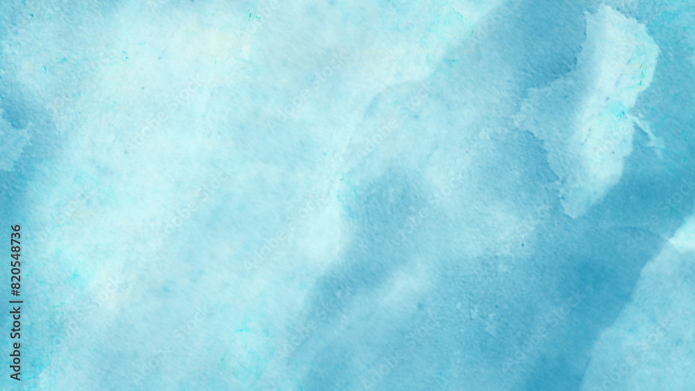 Obraz premium Watercolor background texture. Blue grunge texture. Beautiful Grunge Blue Background with Space. Blue Sky and Clouds