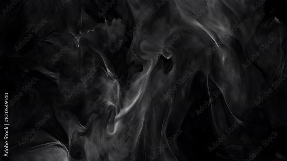 Fototapeta premium Dark Background, Black Abstract Background, Dark Texture for any Graphic Design work, Dark Abstract Background, black and white abstract background with smooth lines, dark background with copy space