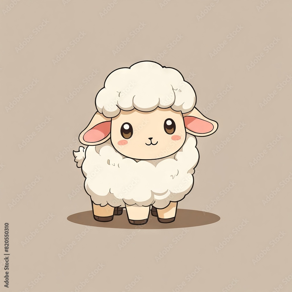 illustration of sheep for qurban
