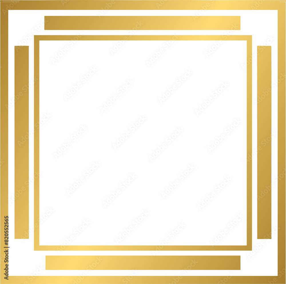 Minimalist golden frame Minimalist golden frame