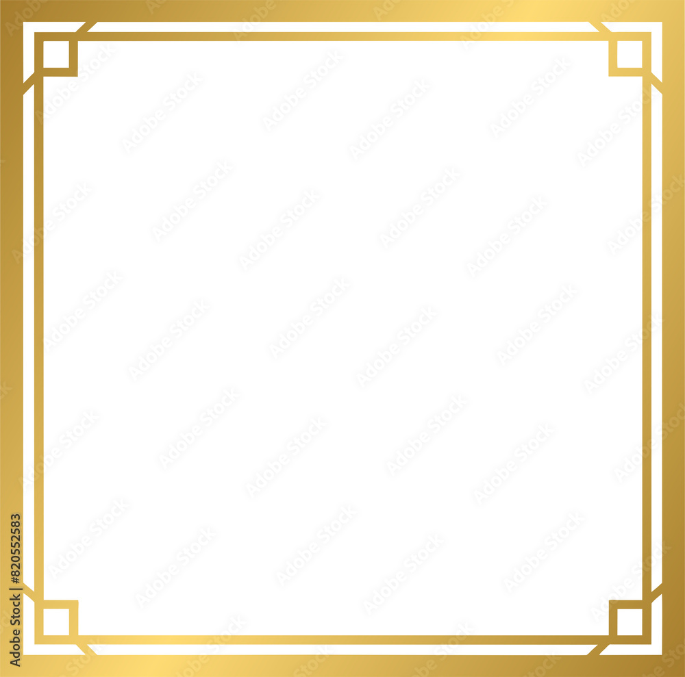 Minimalist golden frame Minimalist golden frame