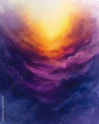 Vibrant watercolor artwork inspired by cosmic nebulae © AlexCaelus