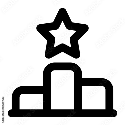 Ranking Icon in Line Style