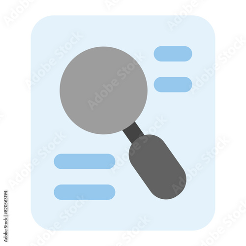 Search Icon in Flat Style