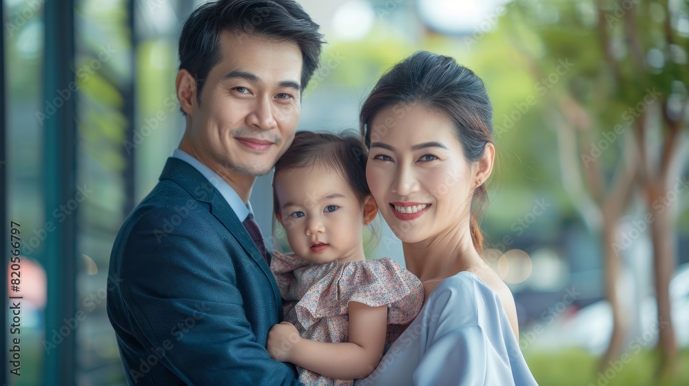Loving Thai father embracing his daughter, perfect for family-focused advertisements, cultural heritage, and parenting themes Loving Thai father embracing his daughter, perfect for family-focused advertisements, cultural heritage, and parenting themes
