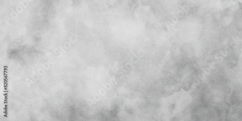 Concrete wall white color for background. Smoke picture in soft focus. Vignette texture in black and white color.  Old grunge textures with scratches and cracks. Vintage background with space for text