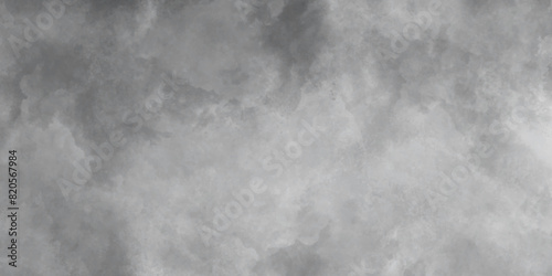 Concrete wall white color for background. Smoke picture in soft focus. Vignette texture in black and white color.  Old grunge textures with scratches and cracks. Vintage background with space for text