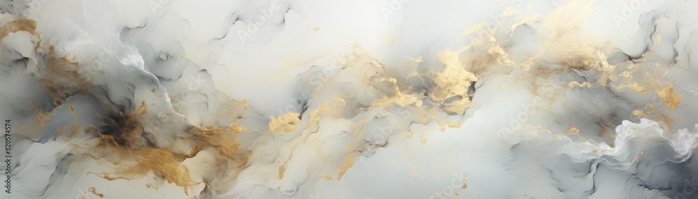 Elegant abstract artwork featuring swirling gold and gray marble patterns, perfect for modern decor and design projects. Elegant abstract artwork featuring swirling gold and gray marble patterns, perfect for modern decor and design projects.