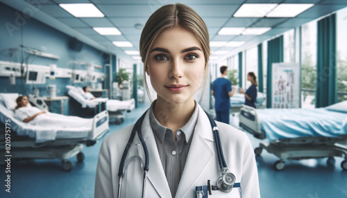 doctor standing in hospital