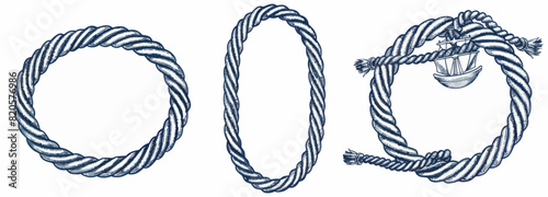 a drawing of a rope with a light bulb hanging from it