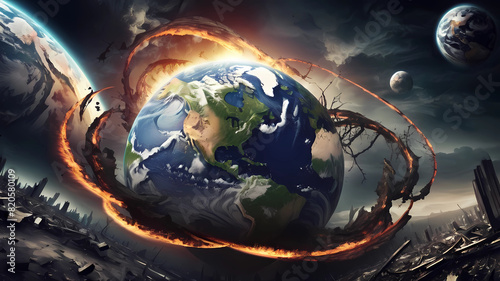 earth going through cycles of creation and destruction