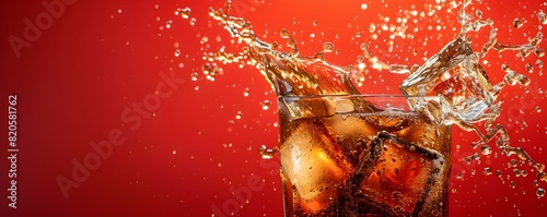 Vibrant Cola Splash Capturi...
