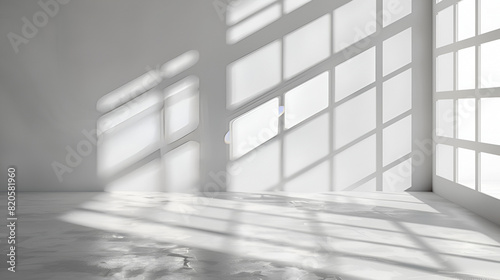 Minimalist Blurred Natural Light Windows Shadow