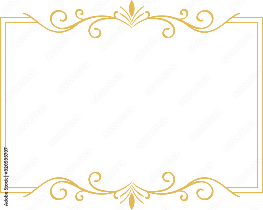 Luxury black frame element vector Luxury black frame element vector