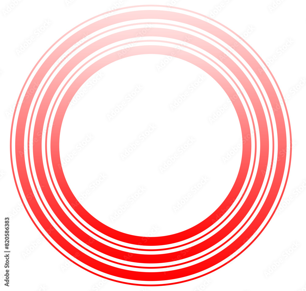 Geometric circle element with concentric, radial, gradient circle lines. Abstract circle element Geometric circle element with concentric, radial, gradient circle lines. Abstract circle element