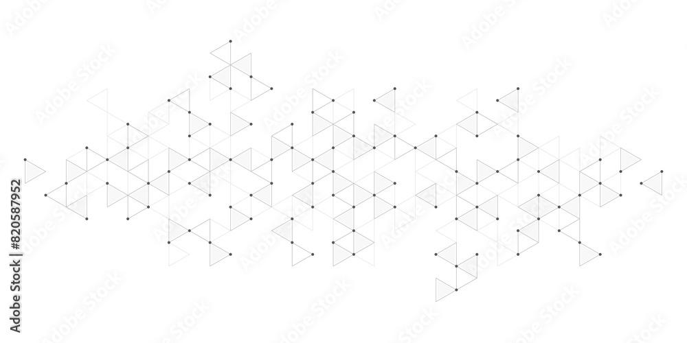 Abstract background with a geometric pattern of triangle shapes. Graphic design element