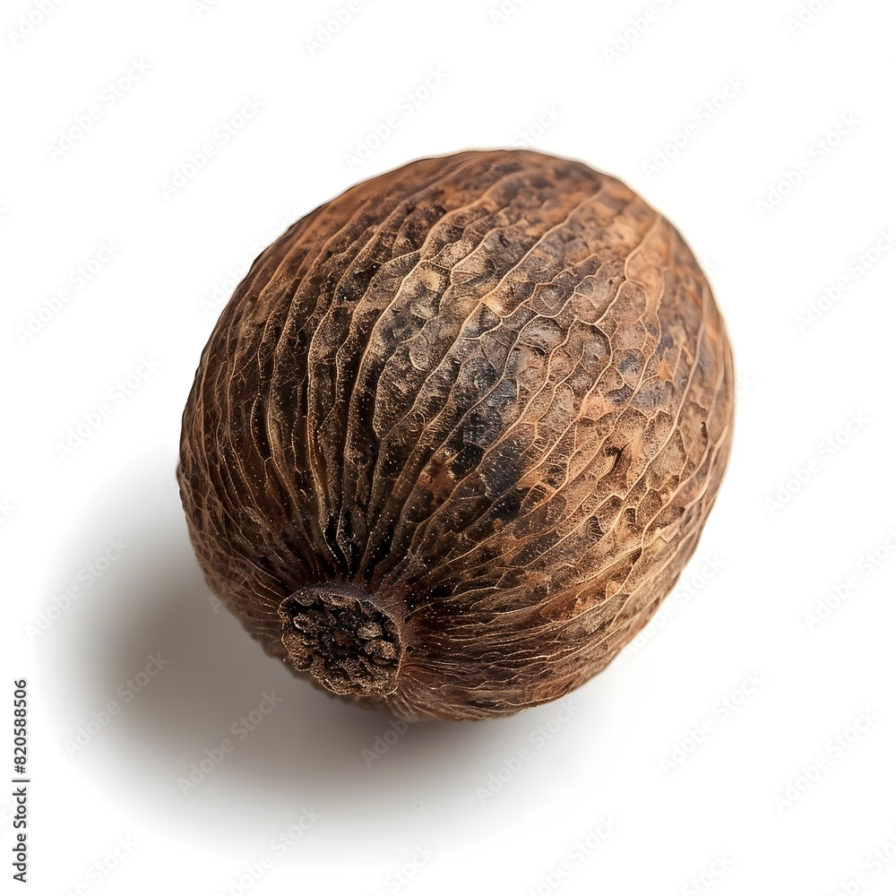nutmeg isolated on white background nutmeg isolated on white background