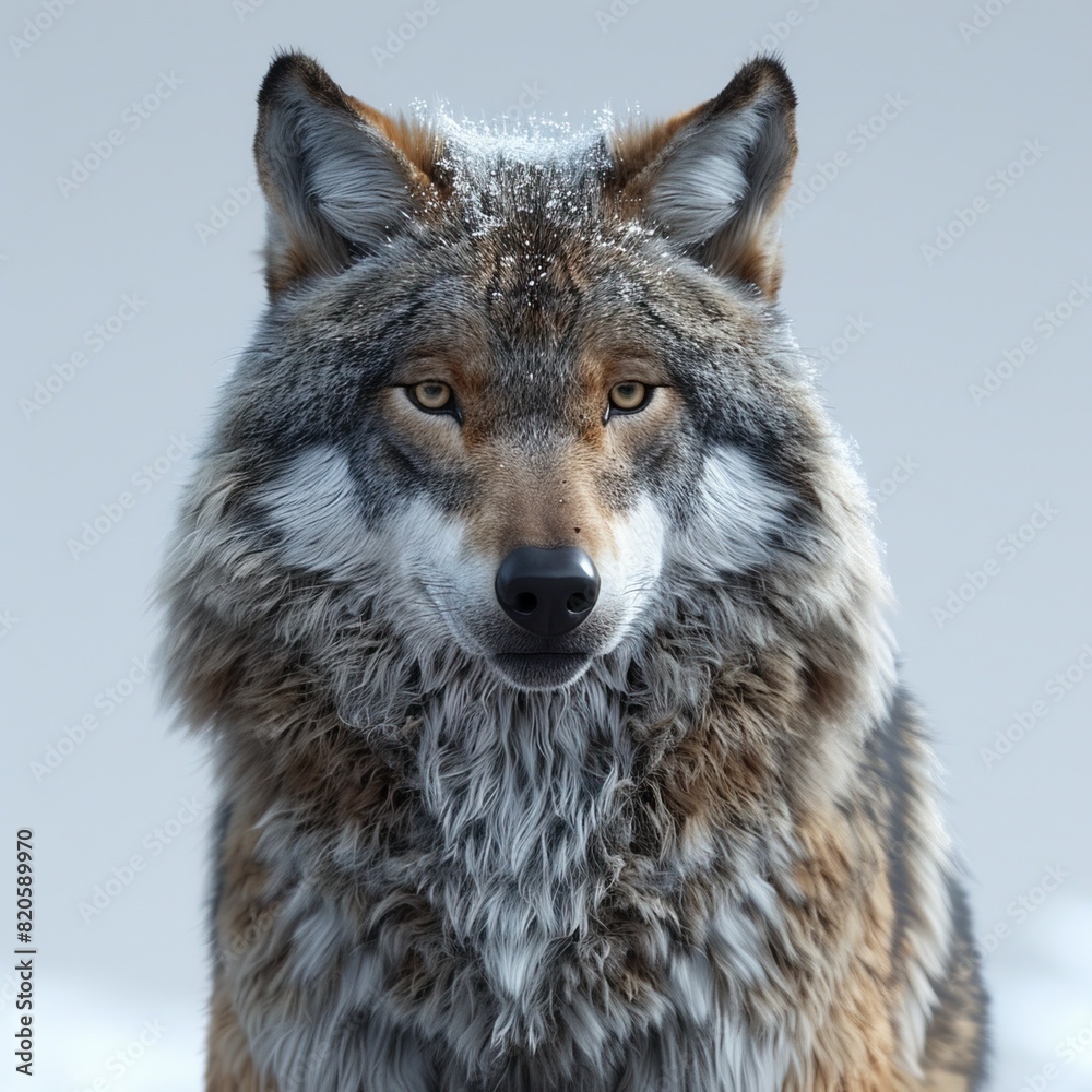 Fototapeta premium gray wolf portrait