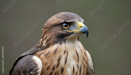 A Hawk With Its Keen Eyes Focused On Its Target Upscaled 2