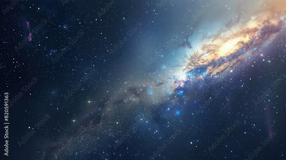 Fototapeta premium space galaxy background