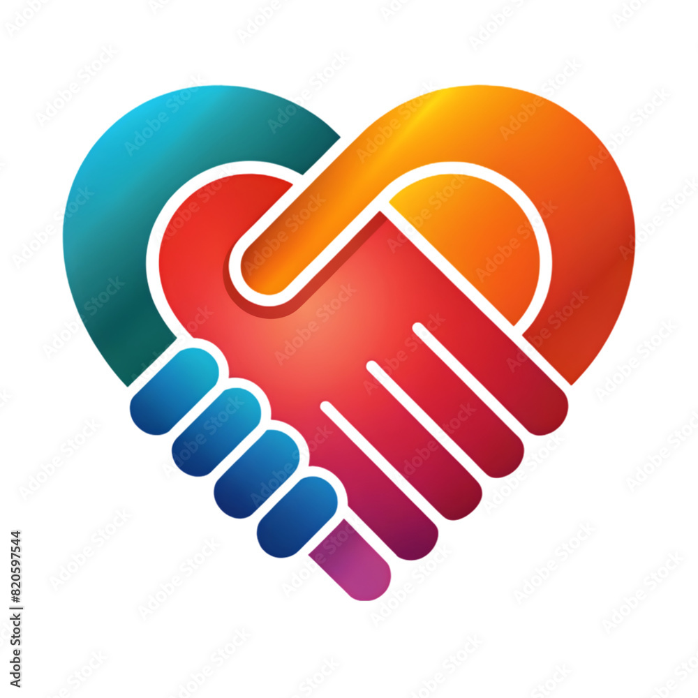 happy friendship greeting with join hands logo happy friendship greeting with join hands logo