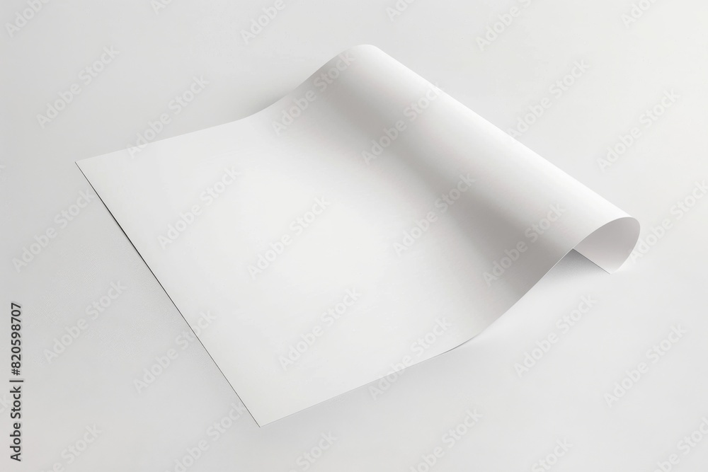 Paper Mockup on Isolated Background created with Generative AI Paper Mockup on Isolated Background created with Generative AI