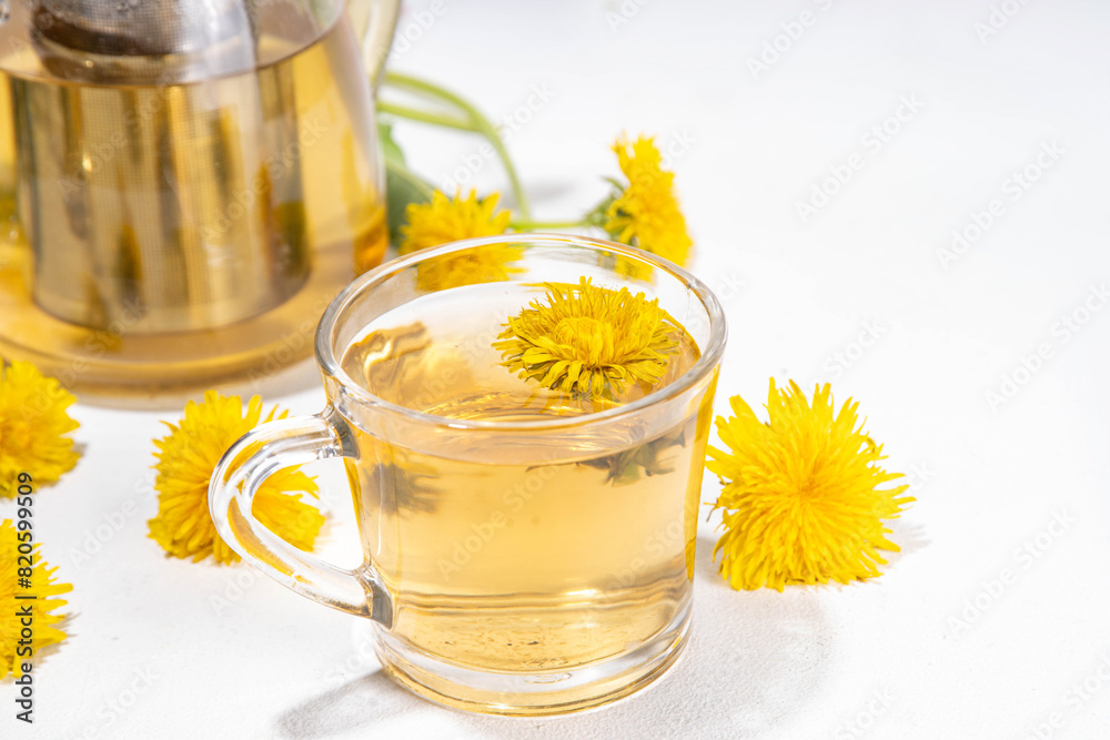 Dandelions plant herbal flower tea Dandelions plant herbal flower tea