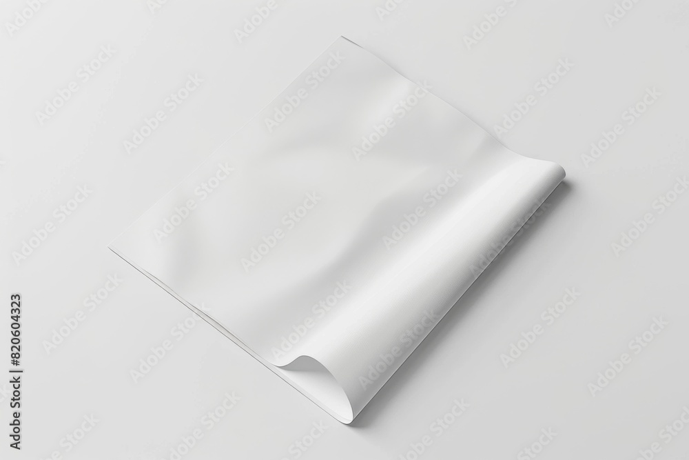 Paper Mockup on Isolated Background created with Generative AI Paper Mockup on Isolated Background created with Generative AI