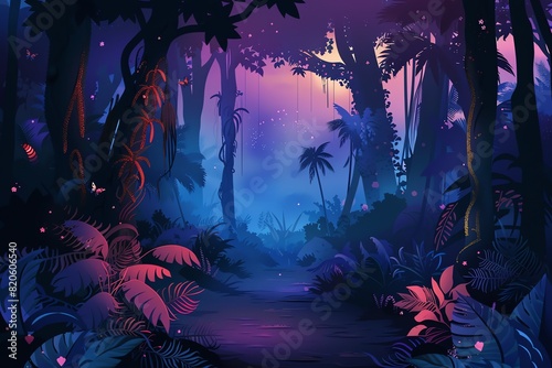 Enchanted Jungle Background