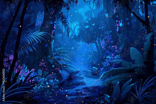 Mystical Forest Background © DudeDesignStudio