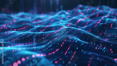 Wallpaper Mural a picture of business with several lines or lines in the background Generative AI Torontodigital.ca