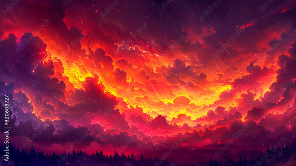 Inferno over the Forest Inferno over the Forest