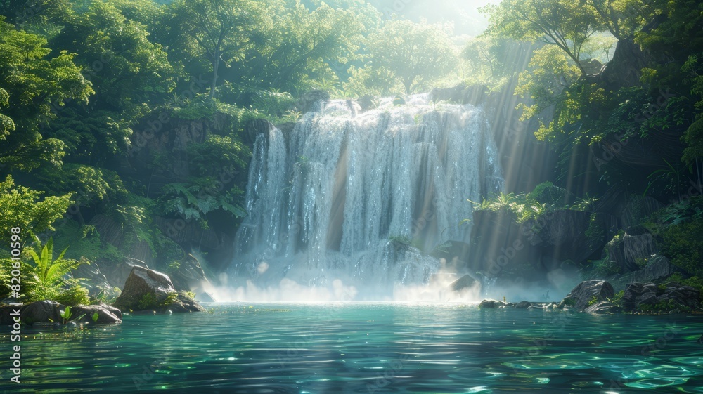 Remote waterfall, Explore the hidden and less-traveled waterfalls tucked away in remote locations, showcasing their secluded charm Remote waterfall, Explore the hidden and less-traveled waterfalls tucked away in remote locations, showcasing their secluded charm