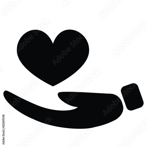 hand and love icon